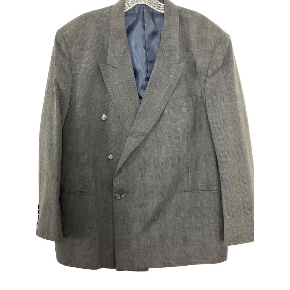 Men’s Suit Polyester Wool  Designers Gino Cappeli Suit Grey  Sku 2687